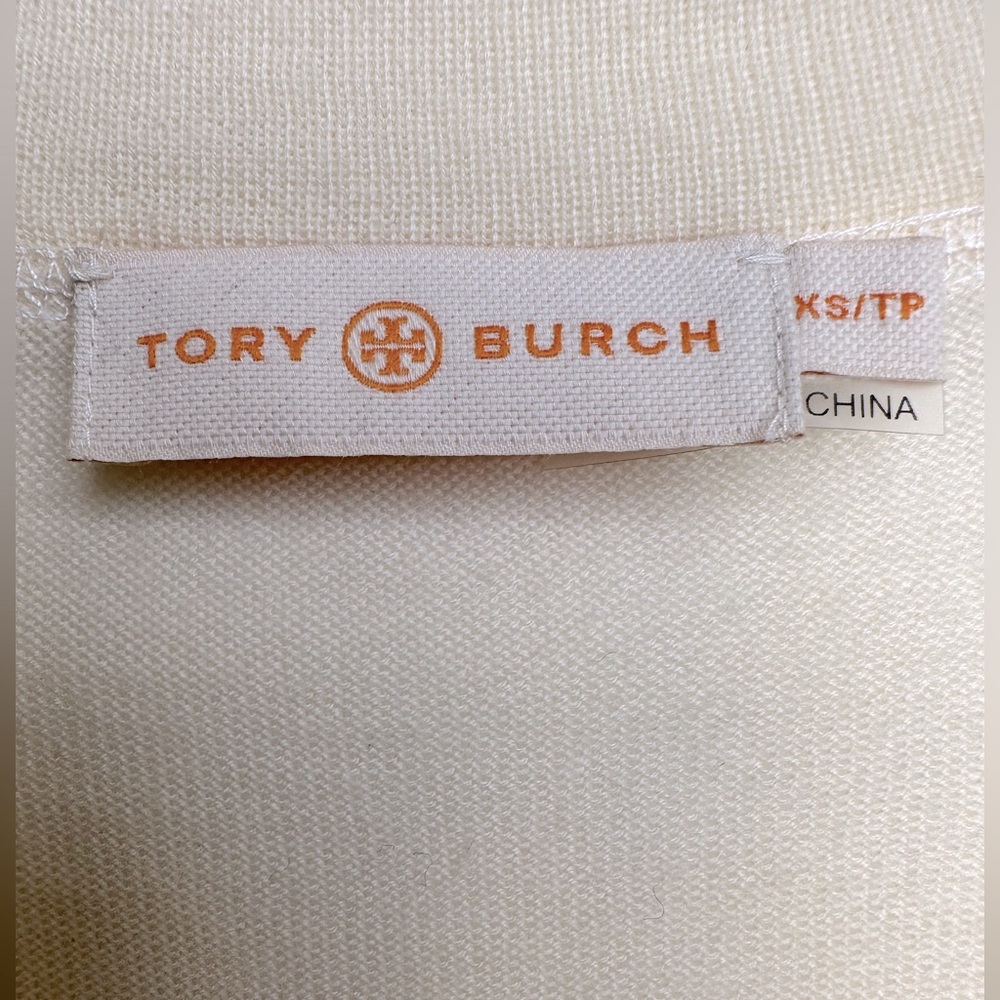 Tory Burch 100% Merino Wool Women’s Sweater/Cardigan - Size: XS - Picture 15 of 17